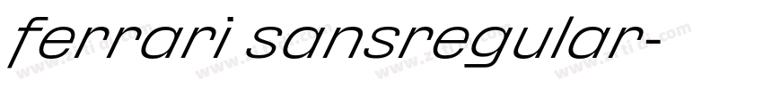ferrari sansregular字体转换 ferrari sansregular字体转换